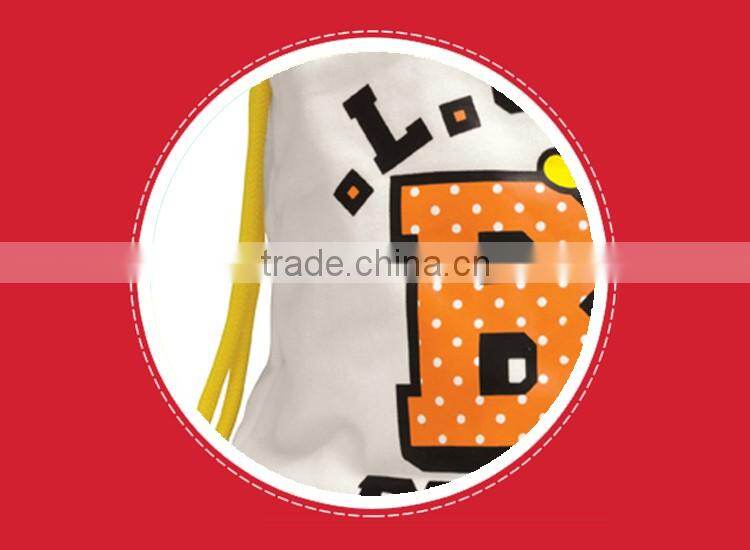 Wholesale new style reversible polyester black string shopping bags