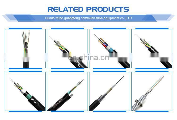 Cheap Price GYTS 24 core Single mode Outdoor Duct Armored Fiber Optic Cable