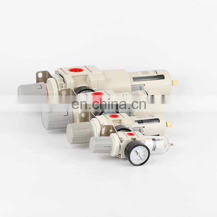 Combination AW3000-02 1/4 Inch Compressed Different Pressure Drain Air Filter Regulator Pneumatic Air Source Treatment