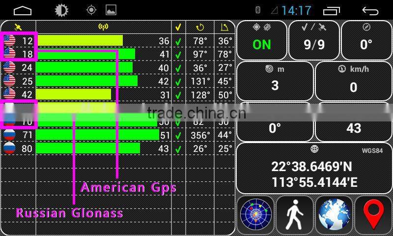 Android 4.2 Car dvd gps/Glonass for KIA K2 RIO 3G WiFi radio RDS bluetooth 1024*600 screen