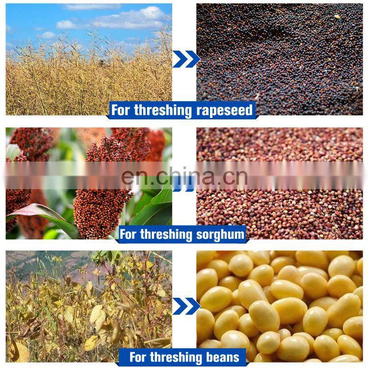 home-used small manual portable rice/bean/wheat thresher/mini rice thresher