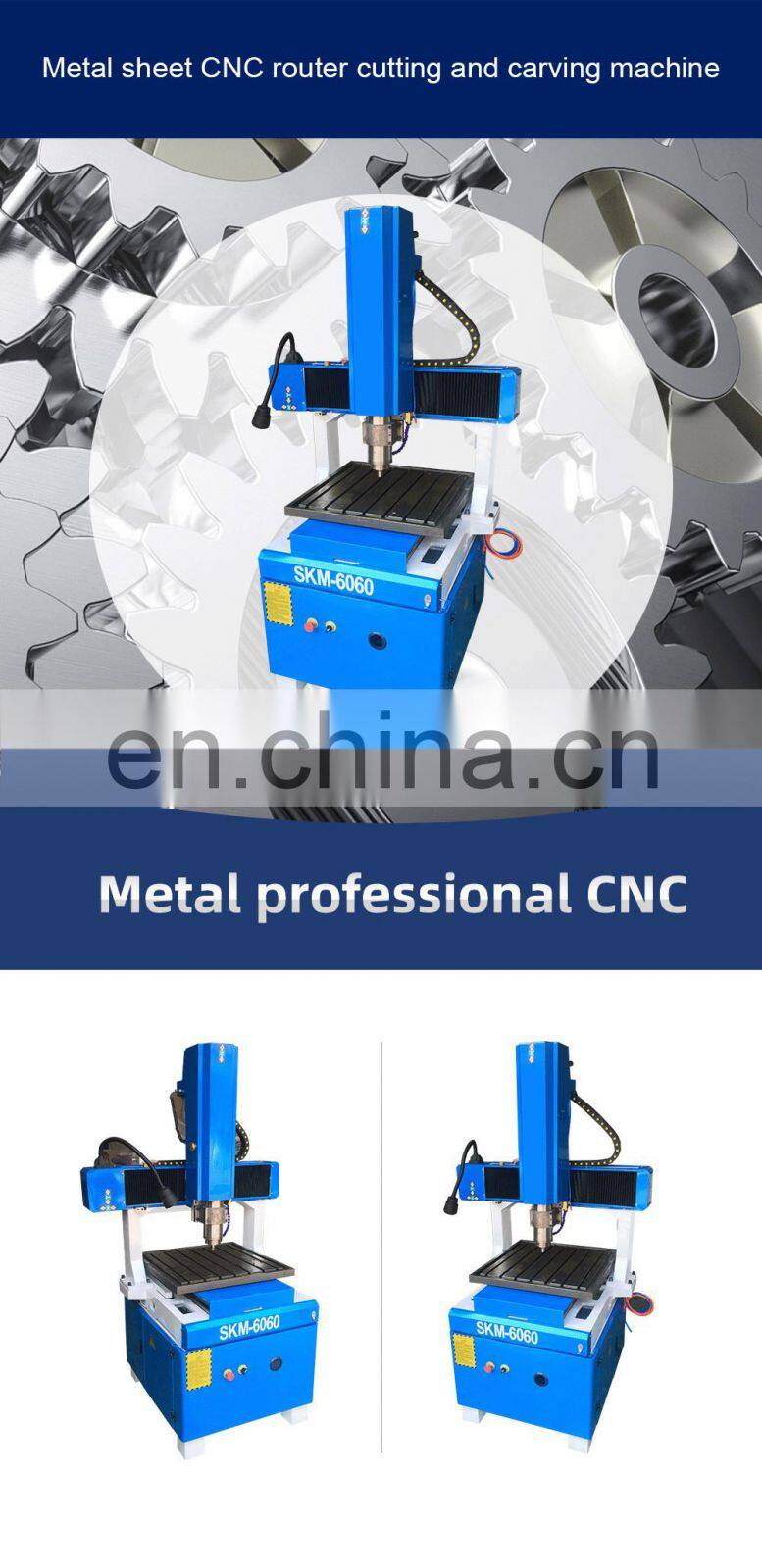 Automatic servo cnc cast iron body small engraving machine for metals