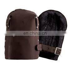 Leather EVA foam Elastic strap Soft Work Flooring Knee Pads for construction carpenter working Protection Leather Knee Pads