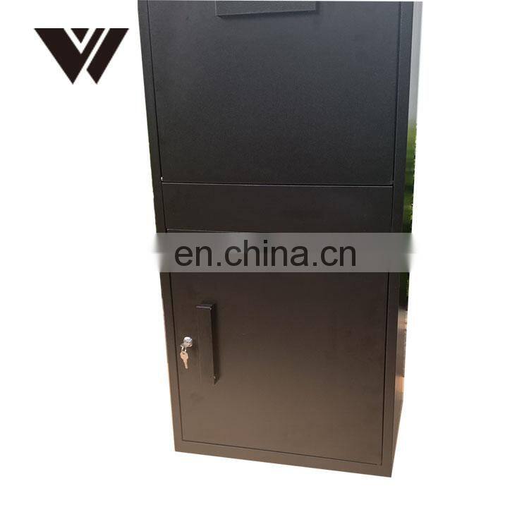 outdoor wall mounted or standing parcel box metal parcel delivery drop box