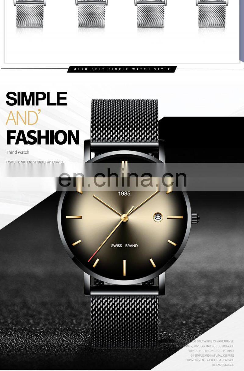 NIBOSI Watch Men Simple Fashion  Brand Quartz Watch Luxury Creative Waterproof Date Casual Men Watches Relogio Masculino