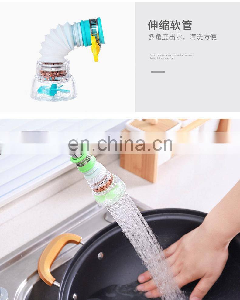 360 Adjustable Flexible Kitchen Faucet Extender Faucet Water-saving Splash-proof Plug Shower Water Filter