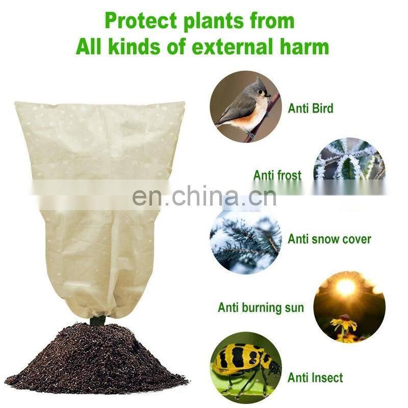 Plant Cover Winter Warm Cover Tree Shrub Plant Protecting Bag Frost Protection for Yard Garden Plants Small Tree