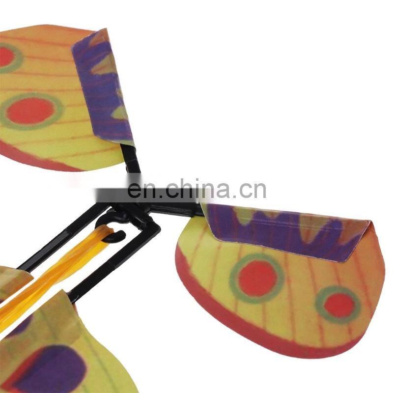 Magic Butterfly Flying in the Book Fairy Rubber Band Powered Wind Up Butterfly Toy Great Surprise for Wedding And Birthday Gifts