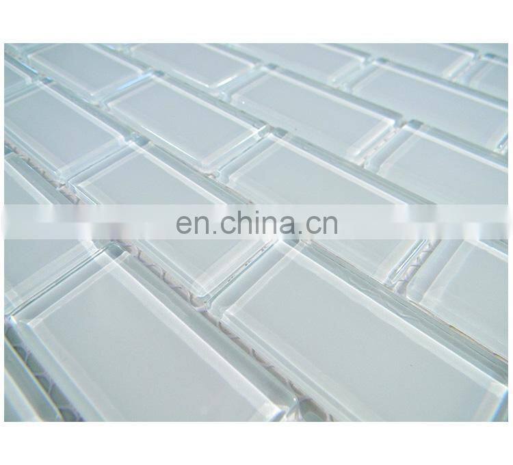 Outdoor Interior Transparent Crytal Solid 190X190X80mm Wall Decoration Glass Brick
