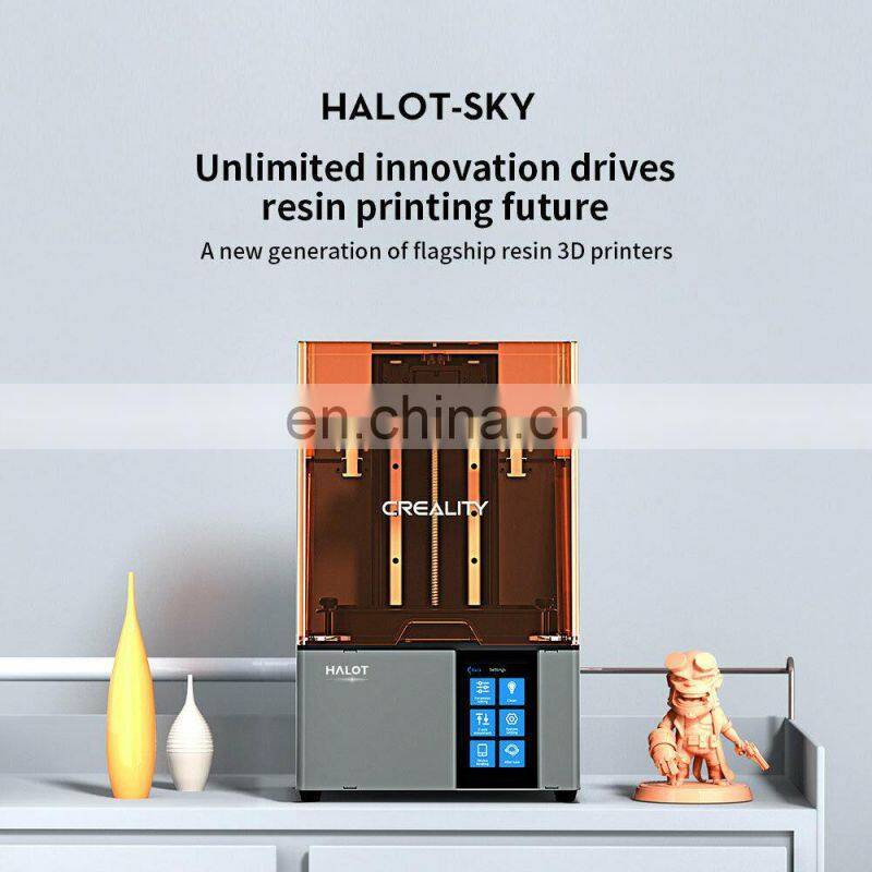 2022 hot sell HALOT SKY Resin 3D Printer Support WIFI-APP Print Large Print Size 192*120*200mm 4K LCD 3D Printer for jewelry
