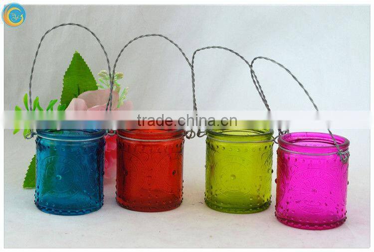shabby chic hanging glass jar best selling
