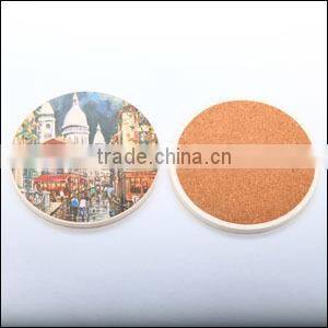 Professional manufacturer Promotional Round Ceramic Cup Coaster