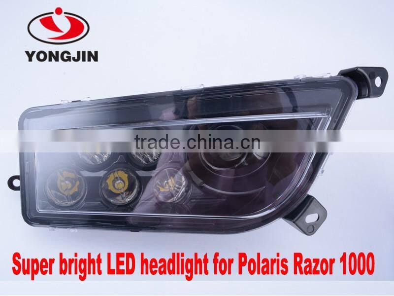 High Intensity Spot LED Headlight Fit For Polaris RZR XP1K RZR 1000 RZR900
