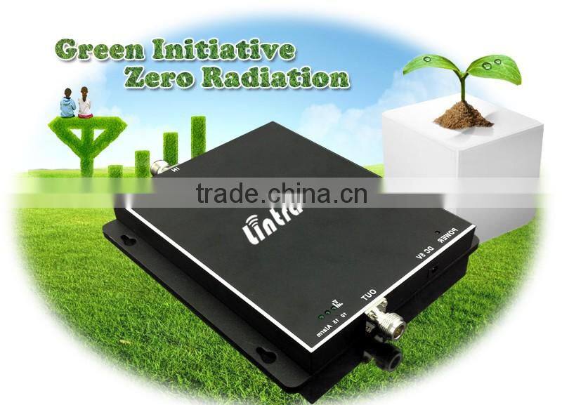 LINTRATEK mobile phone dual band signal booster gsm 900 wcdma 2100 global telecom gsm signal repeater 3g
