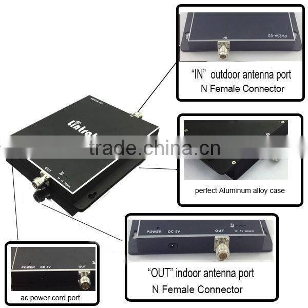LINTRATEK mobile phone dual band signal booster gsm 900 wcdma 2100 global telecom gsm signal repeater 3g