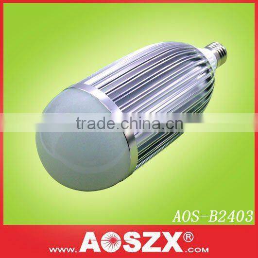 AOSZX Shenzhen LED Lighting High Lumens 2640lm cool white E40 E27 light bulb 25w