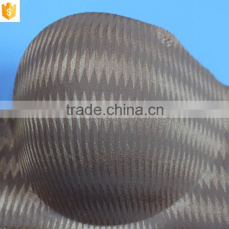 Fashionable gray curve line laser cut brassier