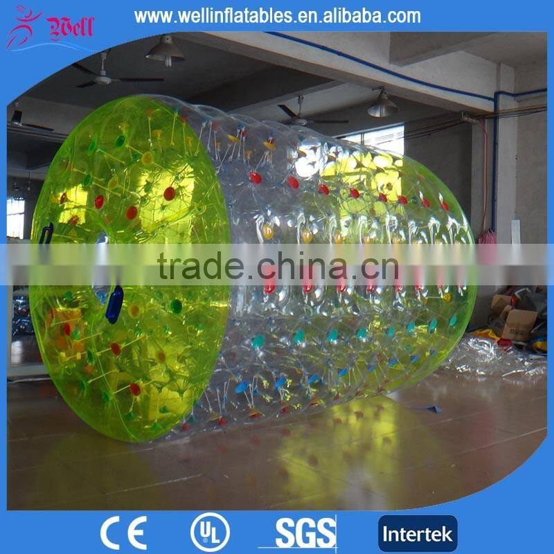 2016 wholesale water game inflatable water roller ball