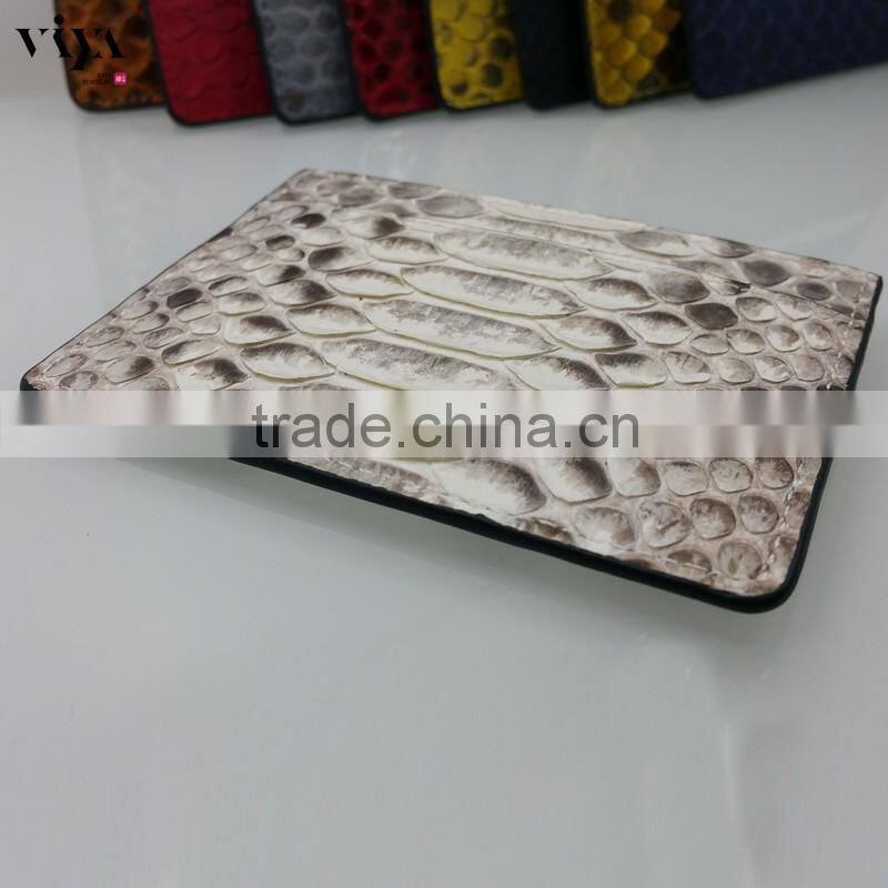giveaways gift genuine python leather card holder custom clear cover with catalogue superstar ID card holder