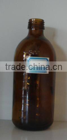 1oz clear glass bottle for liquid medicine