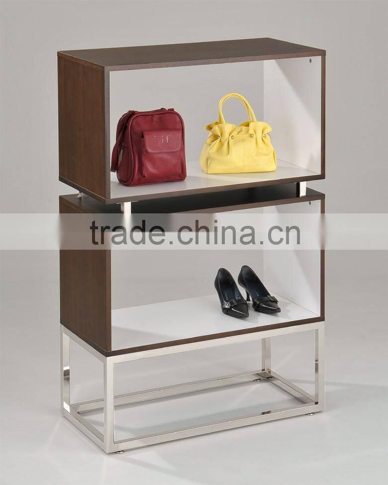 Wooden rectangle Display Rack