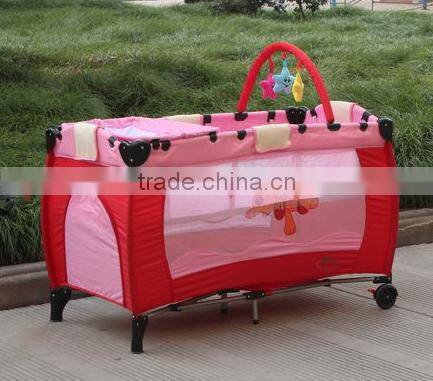 Baby bed swinging crib