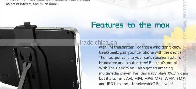 M050- 5 inch tablet gps with bluetooth for Europe map