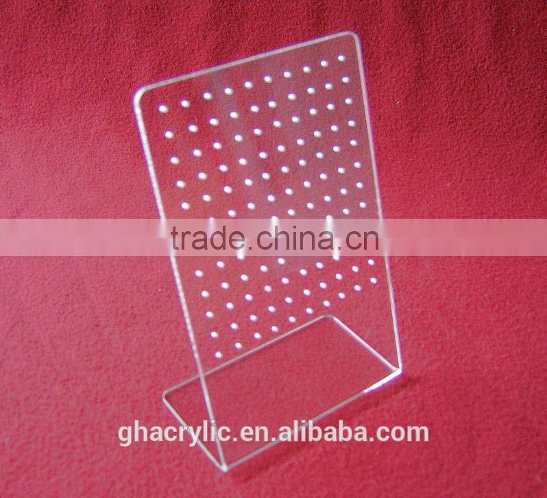 GH-RZ356 2014 hot sale Elegant and fashionable earring display,Plastic Acrylic Earring Display