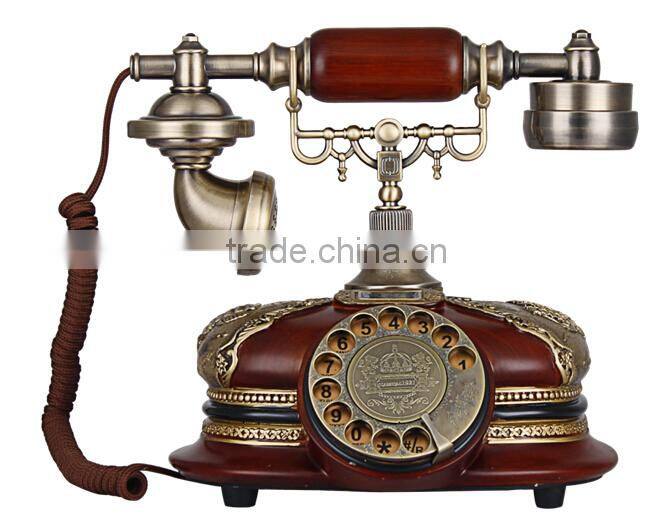 Retro telephone landline new oak wood Alice