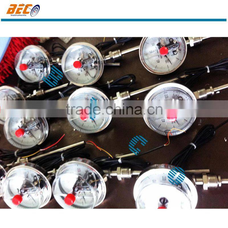 WSS dry and wet industrial analog thermometer