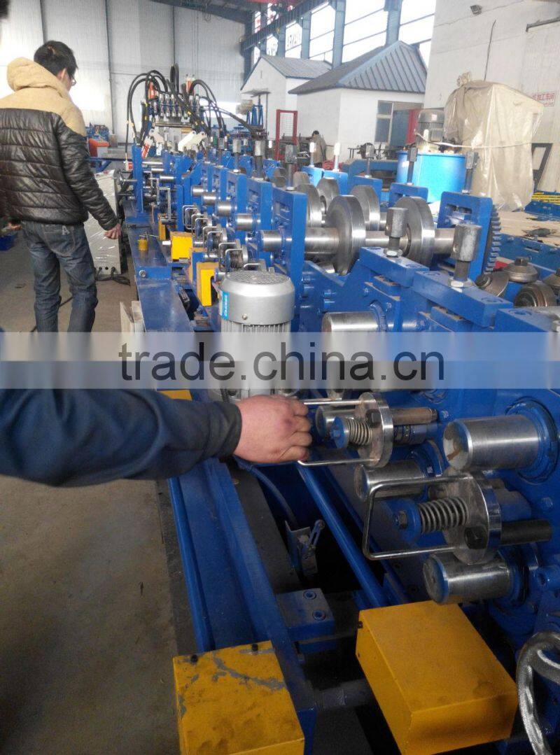 Steel C Channel Roll Forming Machine C Section Purline Cold Roll Forming Machine