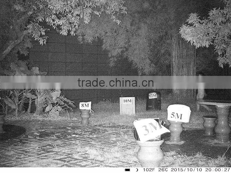 Adjustable PIR range 12-15M deer hunting trail camera with 3G function