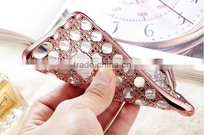 bling soft tpu diamond pattern phone case for iphone 6s 6s plus