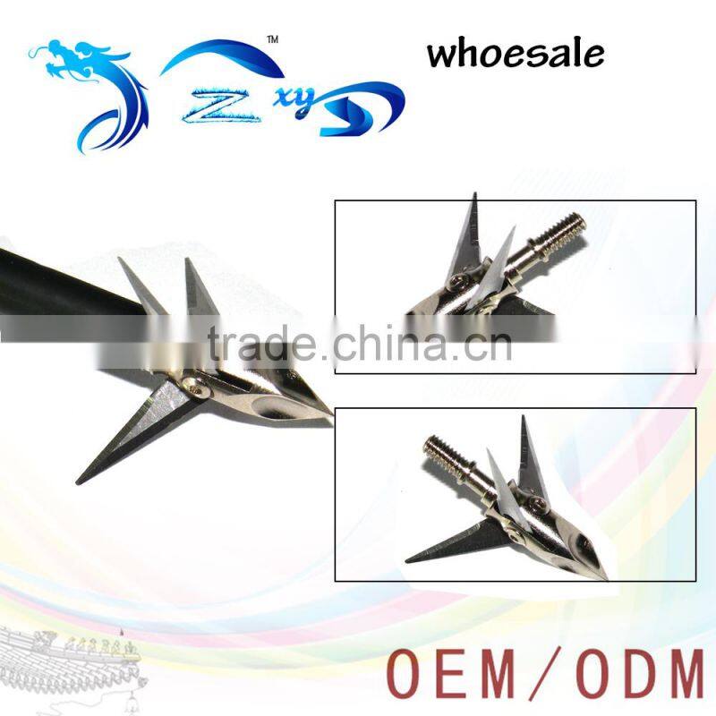 Wholesale Broadhead 100gr 3blade hunting arrow tip for crossbow compound bow