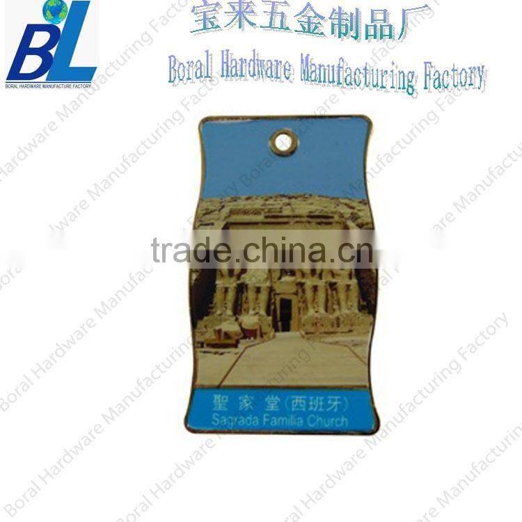 Souvenir country fridge magnets in alumium