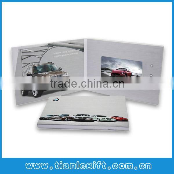 4.3 inch Video greeting card ,video card, video book with camare