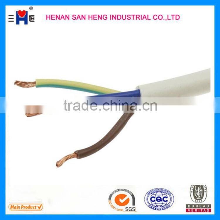 American standard 8# 10# power cord fire resistant cables wire