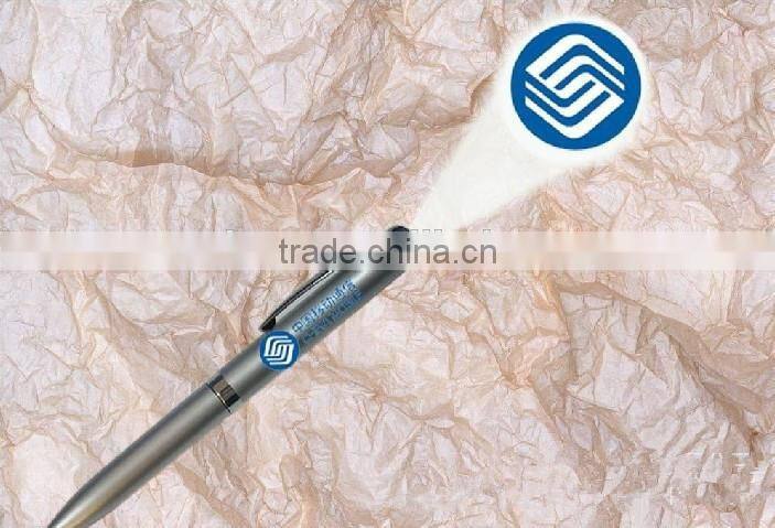 projection pen for advertising , promotional logo project pen , flashlight pen