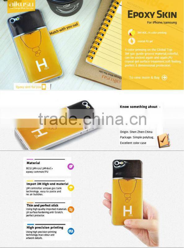 crystal acrylic phone sticker for phone