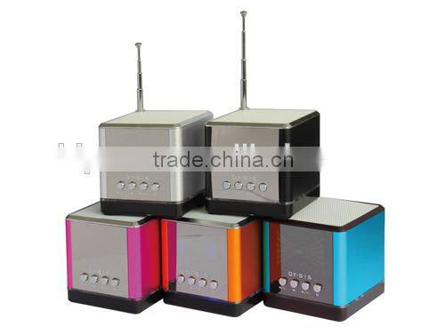 Portable Mini Digital MP3 Player FM Radio Card Reader Speaker