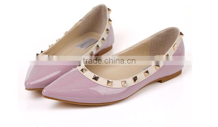 2016 fashion ladies flat shoes elegant office lady shoes