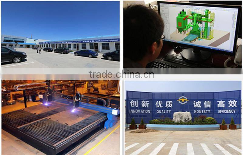 Q326EA apron shot blast machine with metallic belt