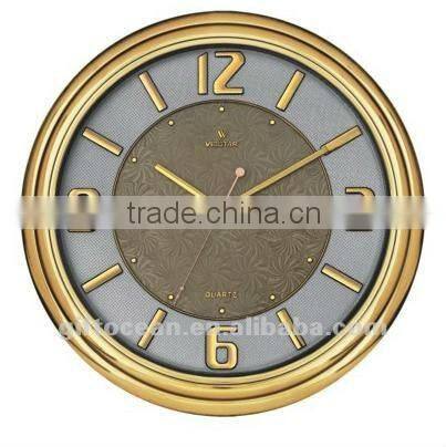 Noble LED light analog wall clock, hotel LED wall clock