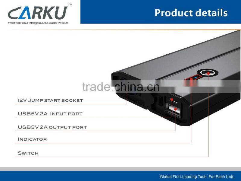 5000mAh Epower 66 portable car jump starter for 12v cars