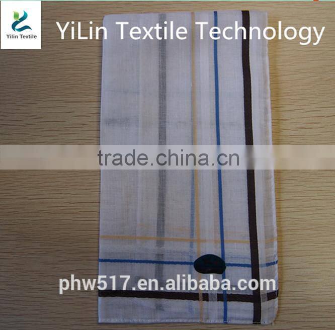 NO-18 100% Cotton handkerchiefs White Center handkerchief