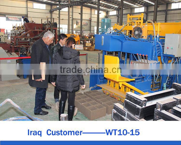 WANTE BRAND WT10-15 full automatic egg laying brick block making machine delivering to Mexico