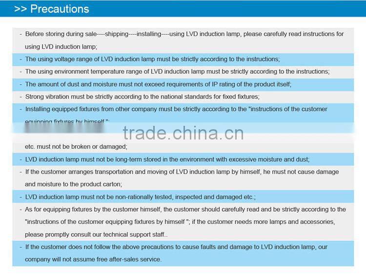 hot selling low frequency induction flood light
