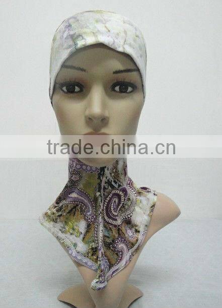 C042 new style print ninja inner underscarf,full underscarf to cover neck