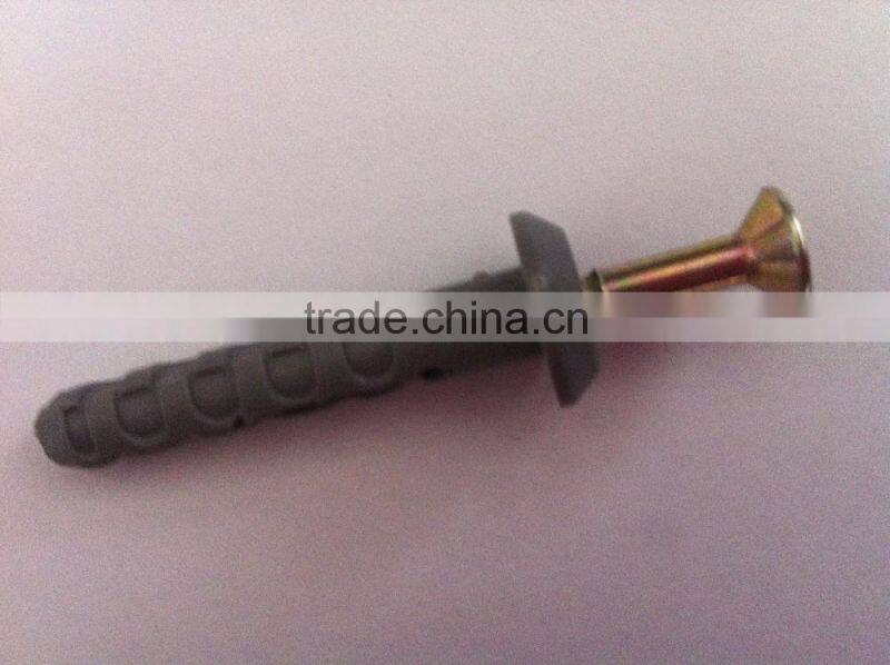 Nylon Hammer Fixing Anchors with mushroom head