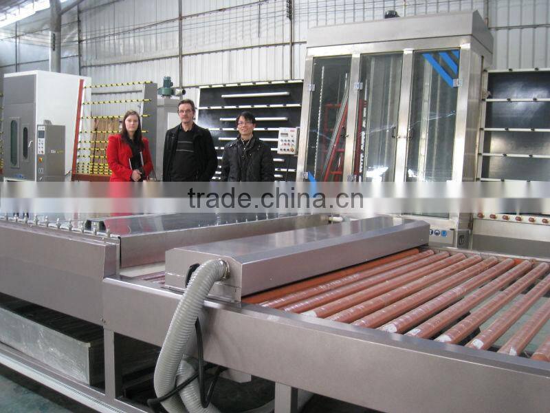 Horizontal Building Glass Cleaning Machine Glass Machine Manufacturer